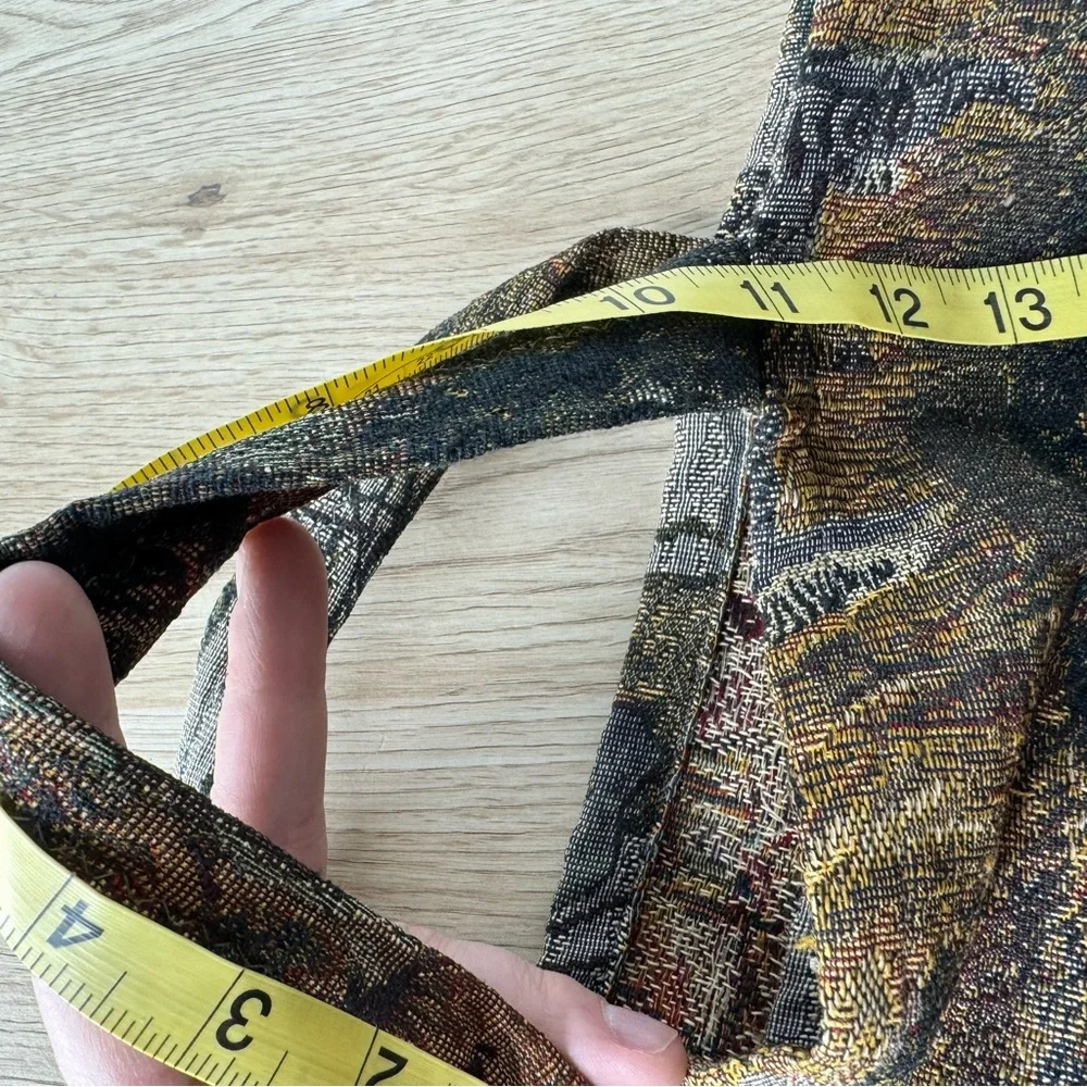Unbranded‎ Vintage Safari Elephant Tapestry Hand Bag Tote - Damaged SEE DETAILS